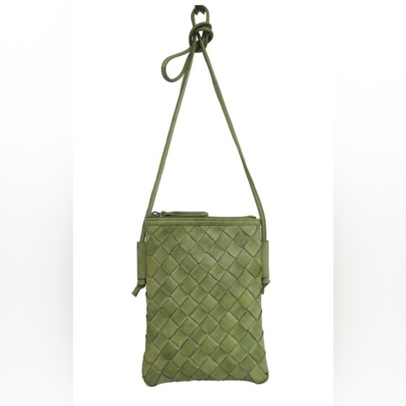 Sundance Handbags - Latico Leather @ Sundance Catalog ~ Milly Crossbody in Avocado Green ~ NWT
